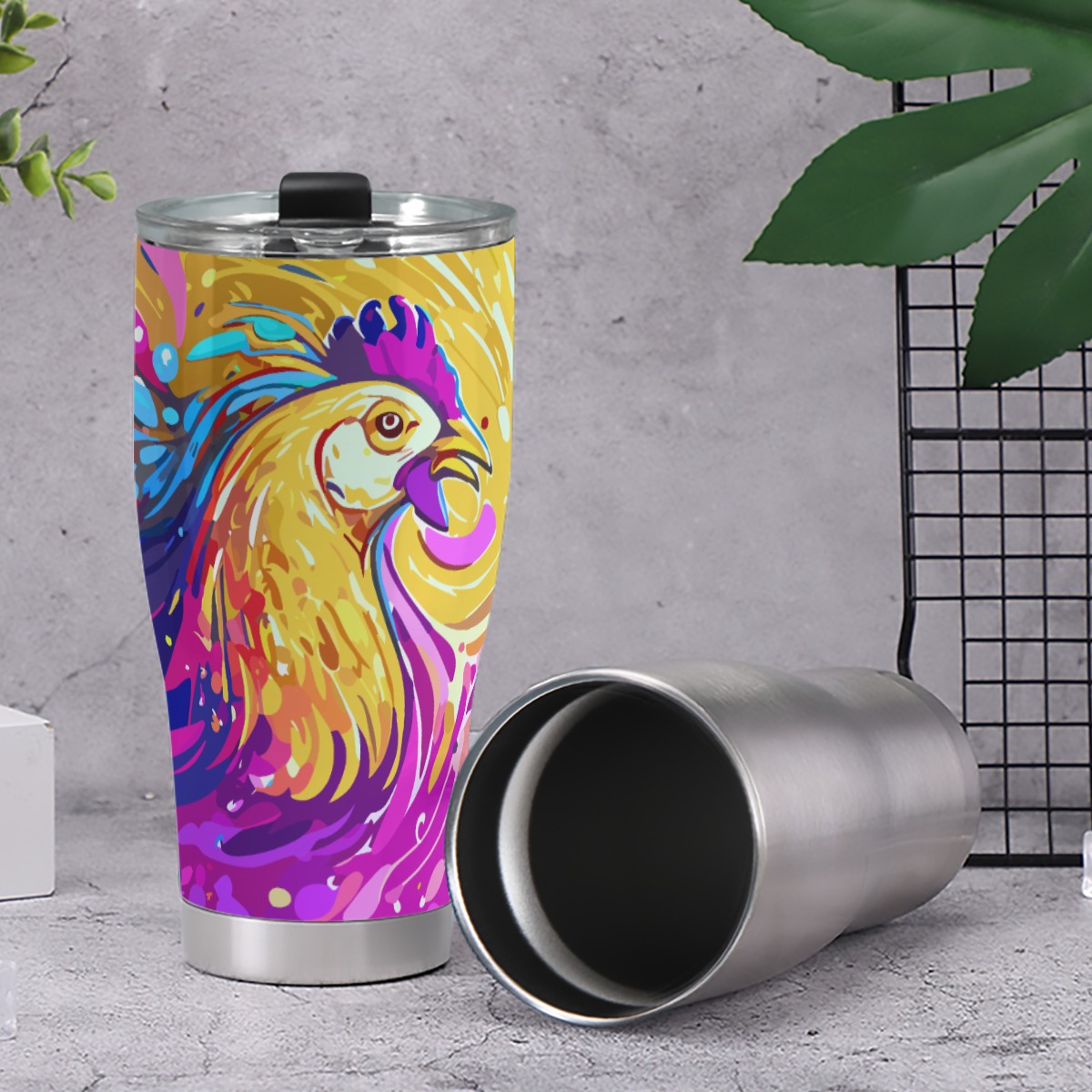887ml Cone Travel Mug – Chicken Chatter
