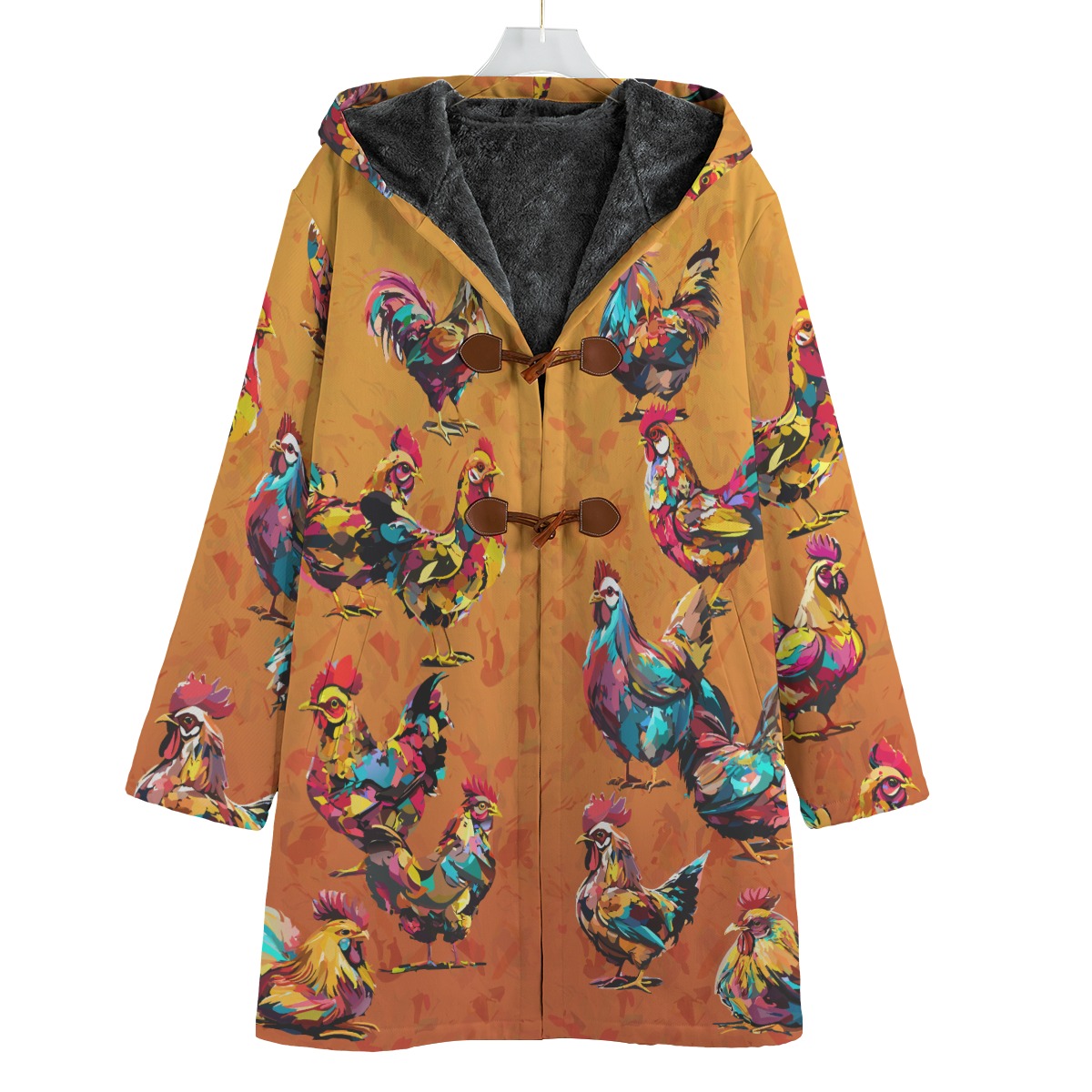 Unisex Hood Fleece Cotton Windbreaker – Beautiful Chicks Yellow